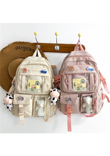 Ortaokul Öğrencileri Bookbag Sevimli Omuz Çantası Kolye (Yurt Dışından)