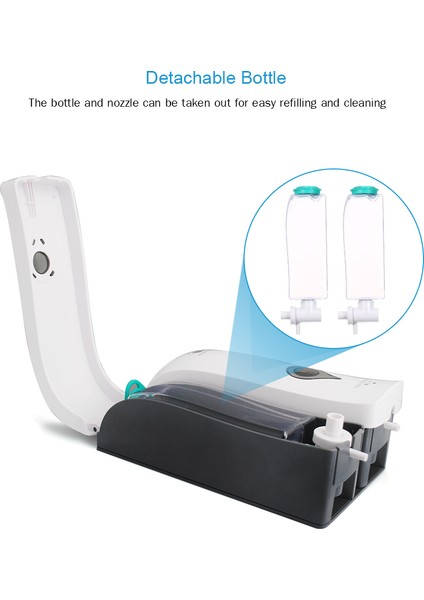 Chuangdıan 300 ml 2 Bölmeli Duvara Monte Sabunluk - Beyaz (Yurt Dışından) fırsatları