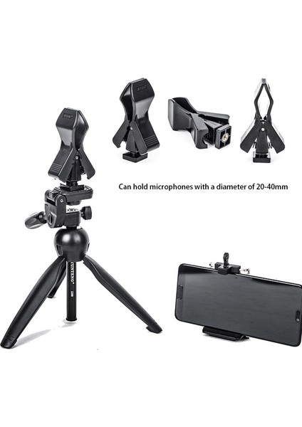 Yunteng Yt-2280 Çok Fonksiyonlu Mini Masa Tripod - Siyah (Yurt Dışından)