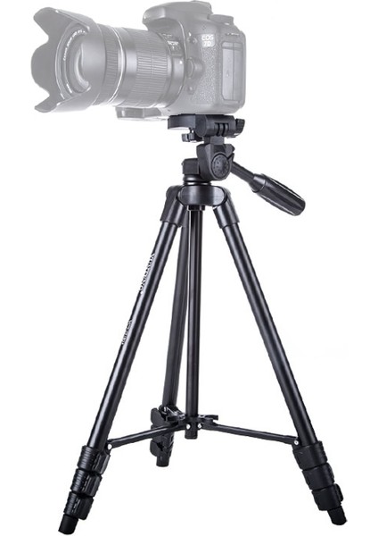 Yunteng Vct-521 Alüminyum Alaşımlı Tripod - Siyah (Yurt Dışından)