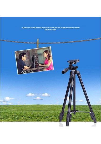 Yunteng Vct-520 Alüminyum Alaşımlı Tripod - Siyah (Yurt Dışından)