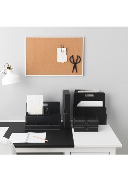 Masaüstü Düzenleyici 32X16X23 cm Siyah Ofis Düzenleyici Organizer fırsatları