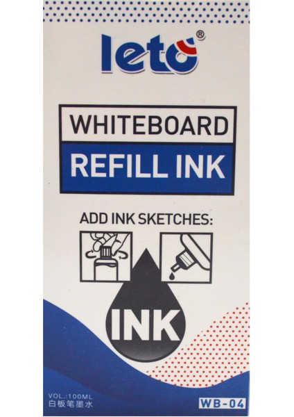 Leto Yazı Tahtası Kalemi Mürekkebi 100 ml Siyah fiyatları