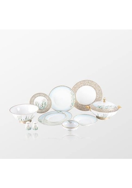 Iris Gold 72 Parça Yemek Takımı