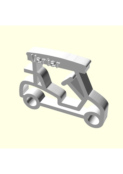 Merter Kişiye Özel Üretim Zincirsiz Araba Anahtarlık Sevgiliye Eşe Hediyelik Organik Plastikten indirimleri