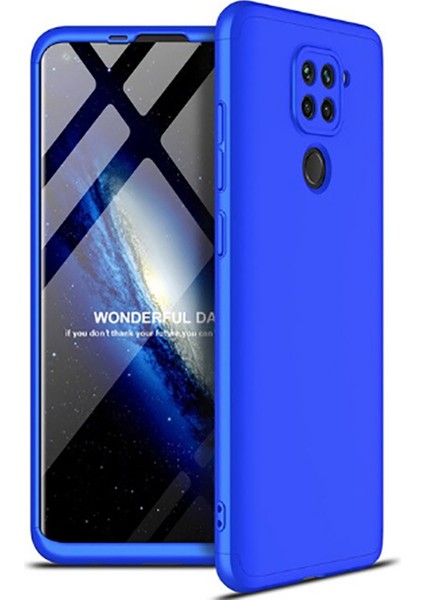 Xiaomi Redmi Note 9 Kılıf 3 Parça Sert Ays Kapak + Cammavi