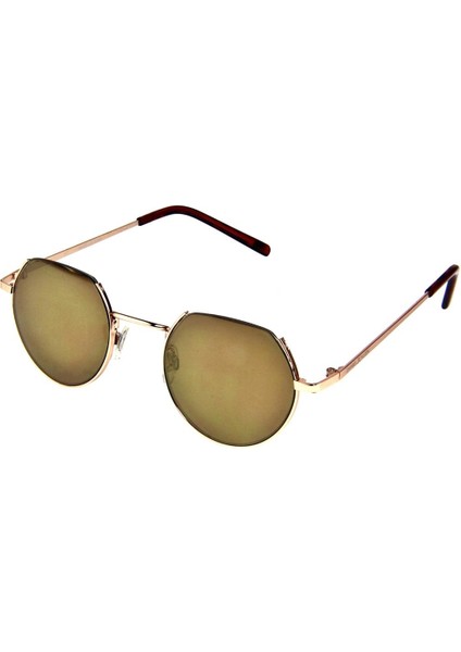 Kadın Güneş Gözlüğü Polarize Lens Üstü Kesik Aynalı Kahve fırsatları