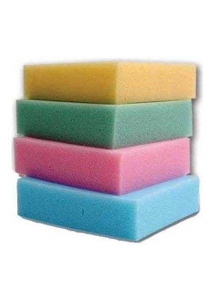 Renkli Sünger Temizlik Süngeri 12'li