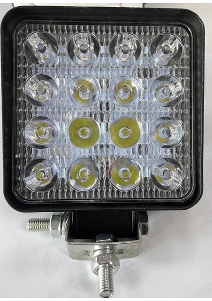 LED Projektör 12-24 Volt 48 Watt 16 Ledli Beyaz Araç Projektörü