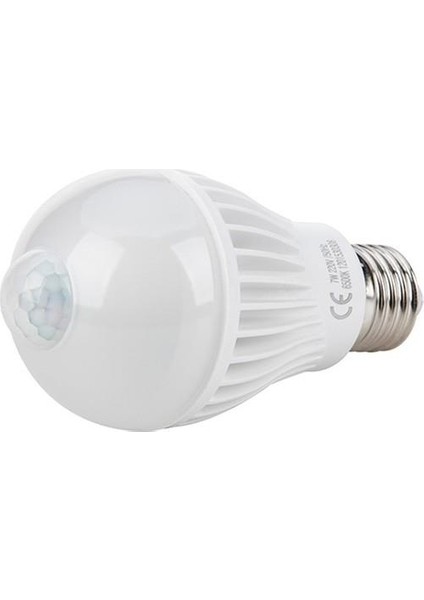 LED Ampul 7 W Beyaz Sensörlü Helios