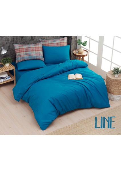 Düz Boya Çift Kişilik Nevresim Takımı Line * Pamuk Düz Nevresim Seti (4 Yastık Kılıfı) fiyatları
