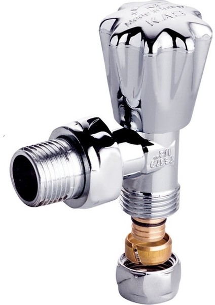 1/2″ Krom Pex-B Bağlantılı Köşe Radyatör Vanası