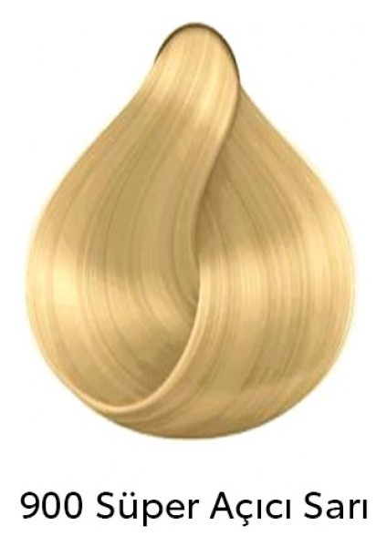 Süper Açıcı Sarı NO:900 Saç Boyası 60 ml fiyatları