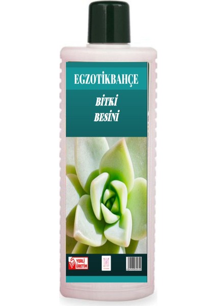 Egzotikbahçe Sukulent ve Kaktüs Besini 250ML.-BÜYÜME Hızına Doğrudan Etkili Özel Formül