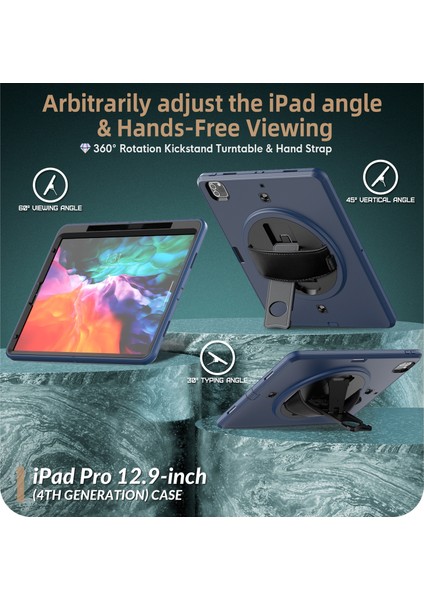 Ipad Pro 12.9 Tablet Kılıfı (Yurt Dışından)