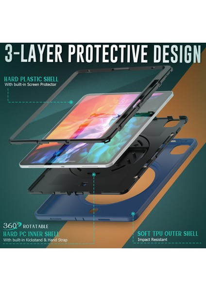 Ipad Pro 12.9 Tablet Kılıfı (Yurt Dışından)