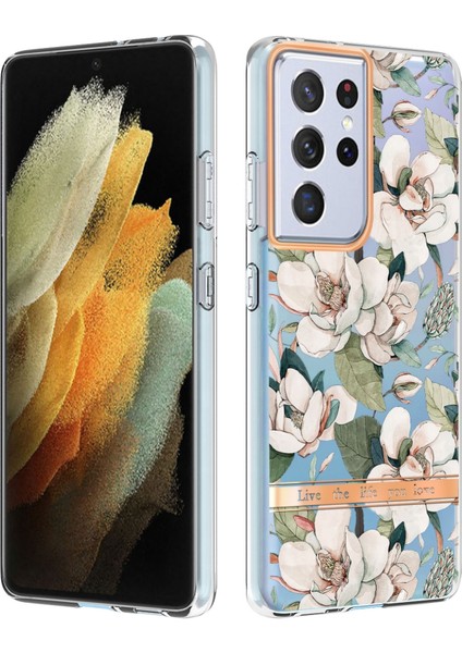 Samsung Galaxy S21 Ultra 5g Için Tpu Desenli Kılıf - Çok Renkli (Yurt Dışından)