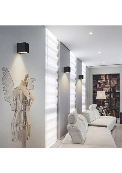 20 Adet Tek Yönlü Iç - Dış Mekan Dekoratif Modern Lüks Aplik