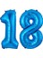18.yaş Folyo Balon Seti Mavi 40 cm 1