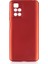 Casestreet Xiaomi Redmi Note 11 4g Kılıf Mat Kamera Korumalı Soft Premier Silikon+Nano Glass Kırmızı 1