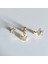 Cerrahi Çelik Lotus Çiçeği&kelebek Gold Piercing Set- 3 Adet - 6 mm 2
