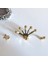 Cerrahi Çelik Işıltılı Üçlü Gold Piercing Set- 3 Adet - 6 mm 2