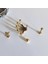 Cerrahi Çelik Işıltılı Üçlü Gold Piercing Set- 3 Adet - 6 mm 3