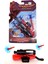 Örümcek Adam Spider Man Vantuz Ağ Ok Atıcı Fırlatıcı + Maske ve 17CM Işıklı Figür Seti 3