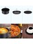 Yuandong 8 inç 12 Adet Yui / Xiaomi / Philips / Kumtel Uyumlu Air Fryer Silikon Fırın Tavası - Siyah (Yurt Dışından) 3