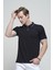 Colton Yakası Biyeli Likralı Slim Fit Erkek Polo Yaka Tshirt 3