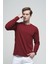 Julio Slim Fit Petek Desen Bisiklet Yaka Erkek Swetshirt 3