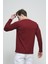 Julio Slim Fit Petek Desen Bisiklet Yaka Erkek Swetshirt 4