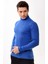 Erkek Balıkçı Yaka Boğazlı Slim Fit Kazak Beyaz 2