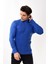 Erkek Balıkçı Yaka Boğazlı Slim Fit Kazak Beyaz 4