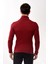 Erkek Balıkçı Yaka Boğazlı Slim Fit Kazak Bordo 5