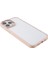 iPhone 13 Pro Için Çizilmeye Dayanıklı Akrilik + Tpu Metal Kamera Korumalı Telefon Kılıfı - Pembe (Yurt Dışından) 4