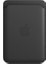 iPhone 12 Mini Için Magsafe Manyetik Rfıd Kartlıklı Deri Telefon Kılıfı - Siyah (Yurt Dışından) 2