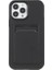 iPhone 13 Pro Için Kauçuk Yüzeyli Kartlıklı Çizilmez Pc + Tpu Telefon Kılıfı - Siyah (Yurt Dışından) 4