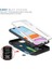 iPhone 12 Mini Için Halka Standlı Sert Pc + Yumuşak Tpu Darbeye Dayanıklı Koruyucu Kılıf - Siyah/beyaz (Yurt Dışından) 3