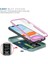 iPhone 12 Mini Için Halka Standlı Sert Pc + Yumuşak Tpu Darbeye Dayanıklı Koruyucu Kılıf - Pembe/yeşil (Yurt Dışından) 3