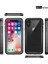 iPhone Xs Max Için Dot + Serisi Düşmeye Dayanıklı IP68 IP6X Su Geçirmez Telefon Kılıfı - Siyah (Yurt Dışından) 2