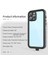 iPhone 13 Pro Max Için Dot + Serisi Düşmeye Dayanıklı IP68 IP6X Su Geçirmez Telefon Kılıfı - Koyu Gri (Yurt Dışından) 4
