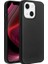 iPhone 13 Mini Için Manyetik Şarjlı Deri Kaplamalı Pc Telefon Kılıfı - Siyah (Yurt Dışından) 4