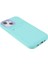 iPhone 13 Mini Için Kauçuk Yüzeyli Kartlıklı Çizilmez Pc + Tpu Telefon Kılıfı - Gök Mavisi (Yurt Dışından) 5