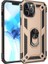 iPhone 12 Pro Max Için Halka Standlı Pc + Tpu Koruyucu Kılıf - Altın (Yurt Dışından) 1