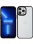 iPhone 13 Pro Için Çizilmeye Dayanıklı Akrilik + Tpu Metal Kamera Korumalı Telefon Kılıfı - Siyah (Yurt Dışından) 1