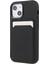 iPhone 13 Için Kauçuk Yüzeyli Kartlıklı Çizilmez Pc + Tpu Telefon Kılıfı - Siyah (Yurt Dışından) 3
