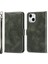 iPhone 13 Mini Için Retro Tarzı Rfıd Engelleyici Manyetik Cüzdan Kılıf - Yeşil (Yurt Dışından) 1