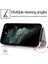 iPhone 13 Mini Için Çizilmeye Dayanıklı Standlı Pu Deri Kaplamalı Tpu Telefon Kılıfı - Beyaz (Yurt Dışından) 3