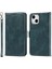 iPhone 13 Mini Için Retro Tarzı Rfıd Engelleyici Manyetik Cüzdan Kılıf - Mavi (Yurt Dışından) 1